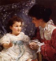 Alma-Tadema, Sir Lawrence - Mrs George Lewis and Her Daughter Elizabeth